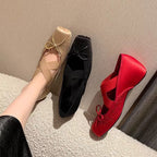 Damen Ballerinas mit modischem Kreuzriemendesign und perforierter Oberfläche R&B