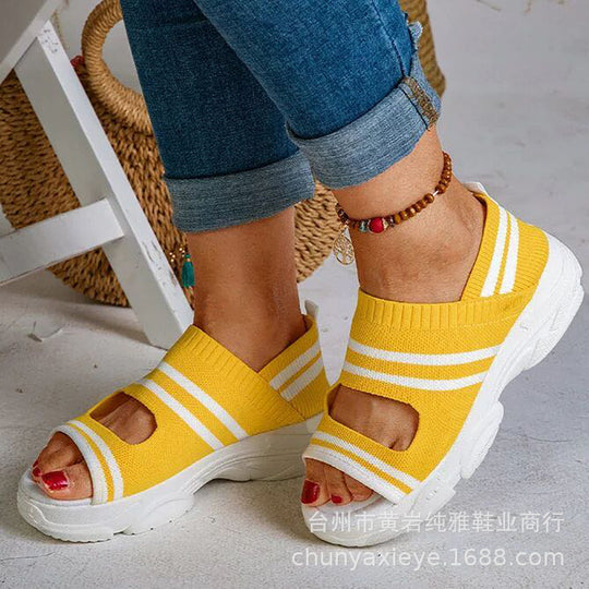 Damen modische Sport-Sandalen mit atmungsaktivem Obermaterial und rutschfester Sohle R&B