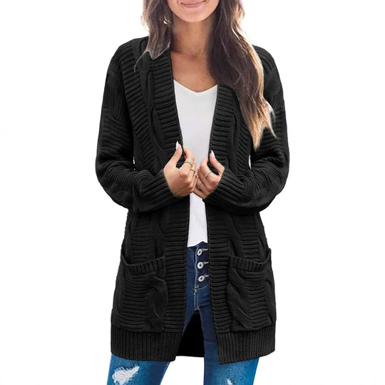 Damen lässiger Strickcardigan R&B