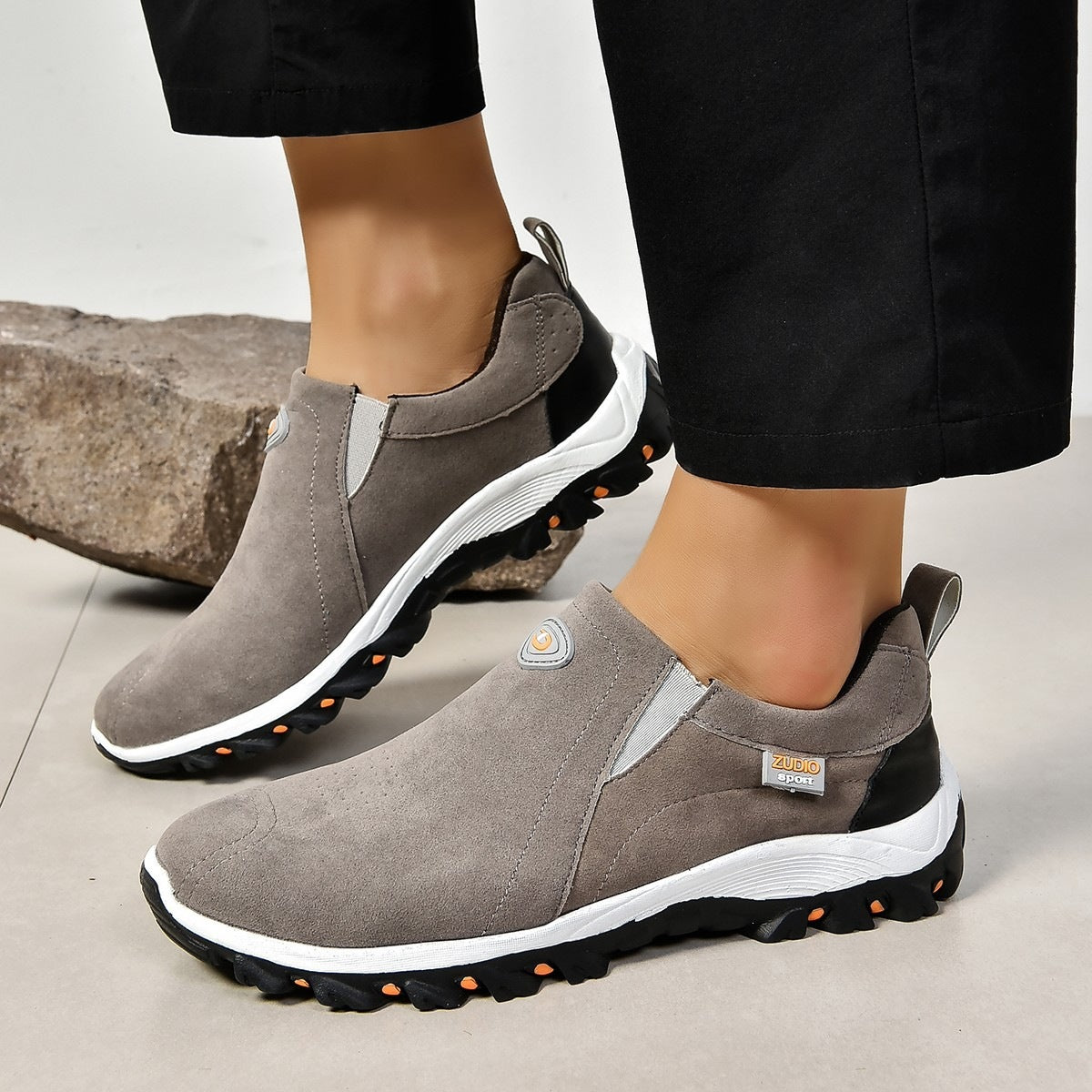 Damen Sportliche Slip-On Sneakers R&B
