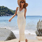 Damen modisches Häkel-Strandkleid R&B