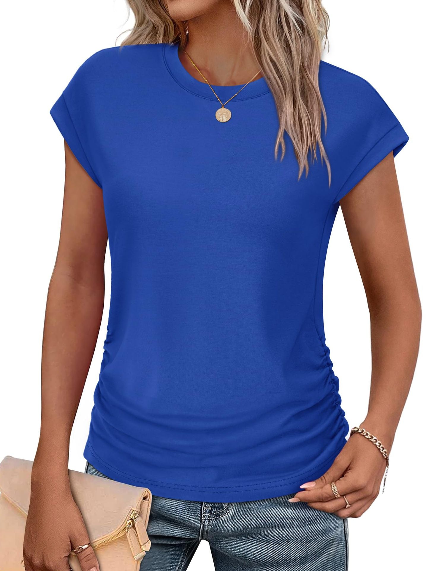 Damen Stylisches Oberteil mit lässigen Rüschendetails R&B