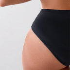 Damen Hochtailliertes Bikiniunterteil mit stilvollem Wickeldesign R&B