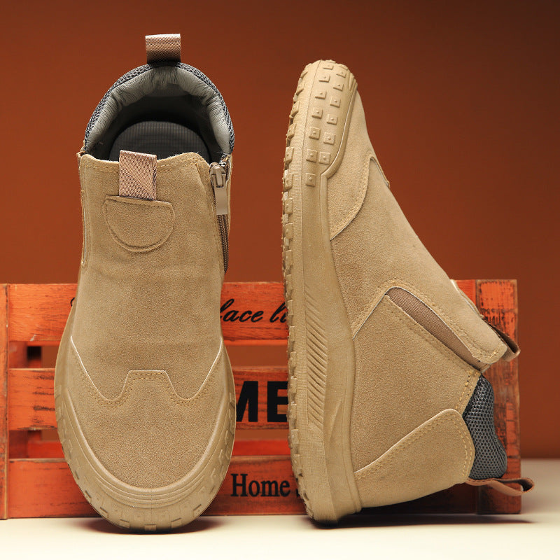 Damen Bequeme und modische Stiefel mit Reißverschluss R&B