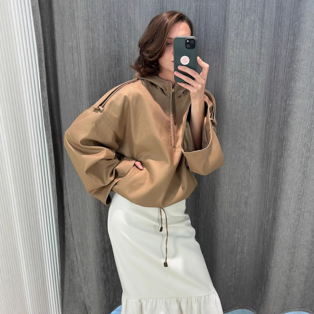 Damen oversized Fleecejacke mit praktischen Taschen R&B