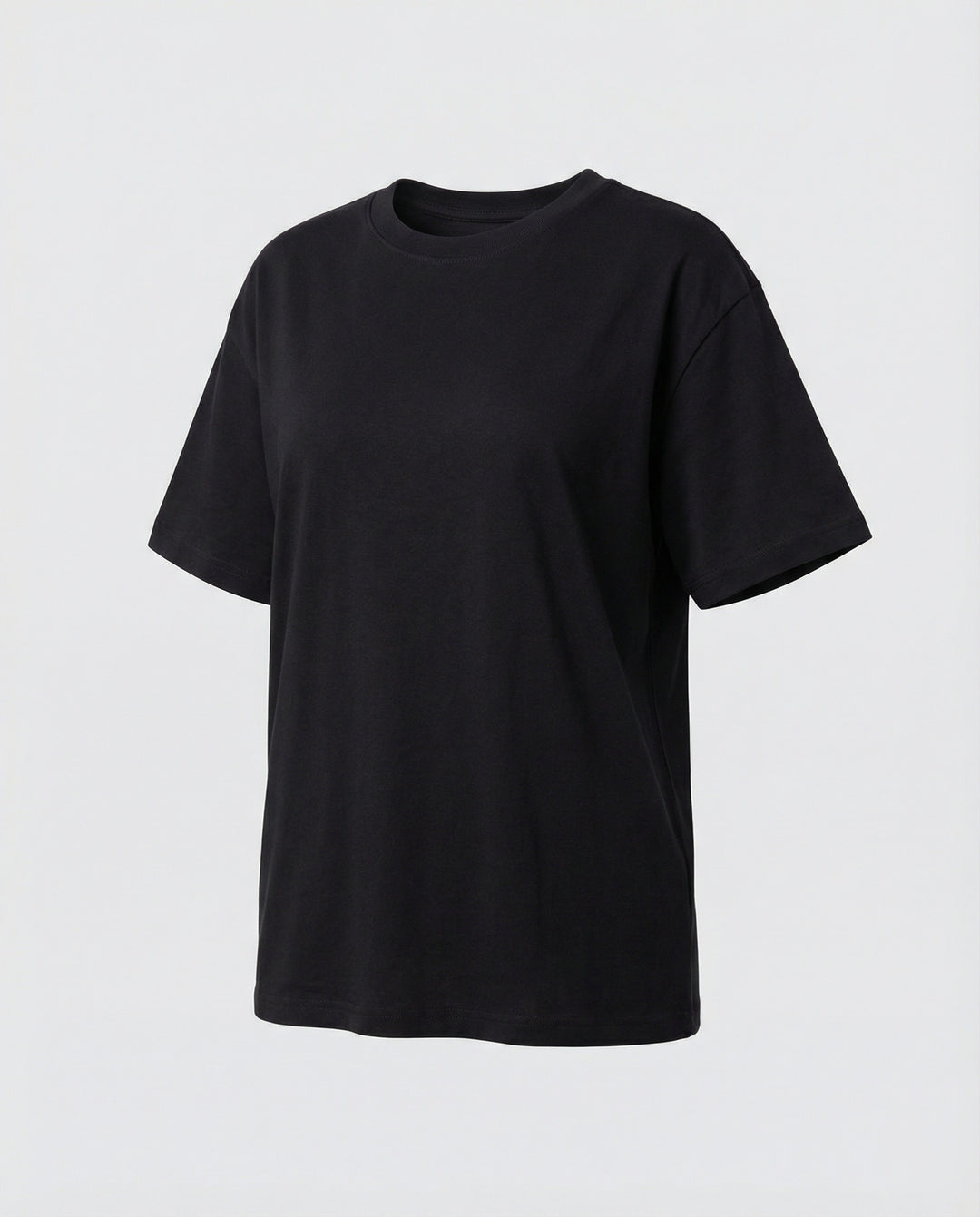 Elegantes Damen Seiden-T-Shirt Kurzarm Elastisch Rundhals Sommer Oberteil Weiß