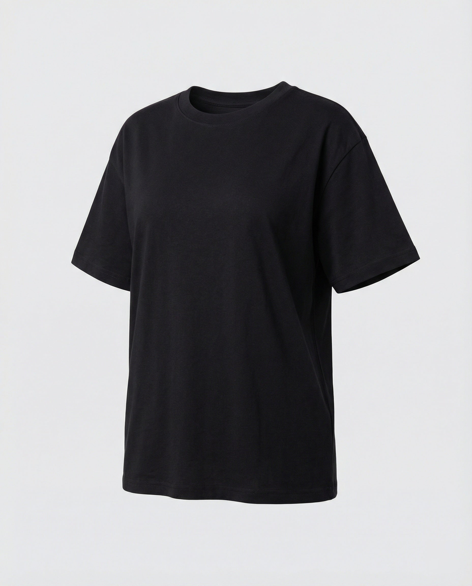 Elegantes Damen Seiden-T-Shirt Kurzarm Elastisch Rundhals Sommer Oberteil Weiß