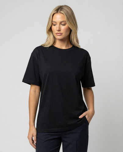 Elegantes Damen Seiden-T-Shirt Kurzarm Elastisch Rundhals Sommer Oberteil Weiß