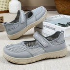 Damen luftige Leichtgewicht Sneakers mit Klettverschluss R&B