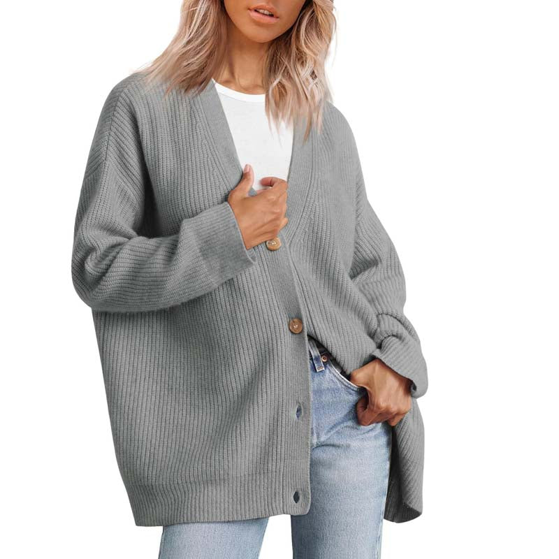 R&B | Klassische Strick-Strickjacke für Alltag