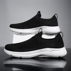 Damen Atmungsaktive Strick-Sneaker mit elastischem Schaft und rutschfester Sohle