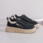 Damen Plattform Sneakers mit modischer Gummi-Laufsohle und atmungsaktivem Obermaterial R&B