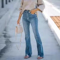 Damen Flared Jeans mit hohem Bund und schmeichelhaftem Schnitt