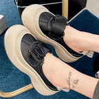 Damen Komfortable Slip-On Sneakers mit modischem Design und stabiler Sohle