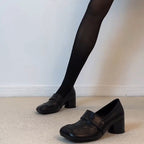 Damen elegante Schnürschuhe mit modischer Riemchendetail R&B