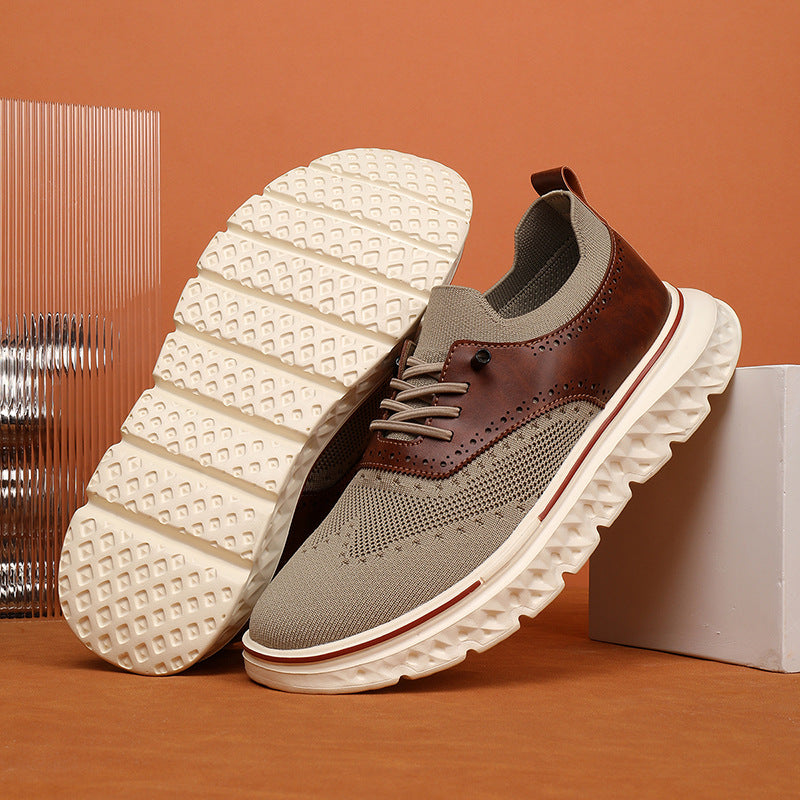 Damen Sportliche Sneaker mit atmungsaktivem Mesh-Obermaterial und rutschfester Sohle
