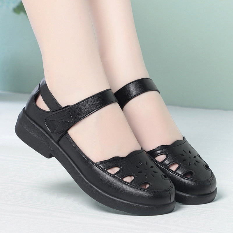 Damen Bequeme Sandalen mit verstellbarem Riemen und atmungsaktivem Design R&B
