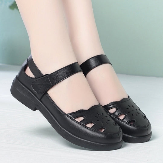 Damen Bequeme Sandalen mit verstellbarem Riemen und atmungsaktivem Design R&B