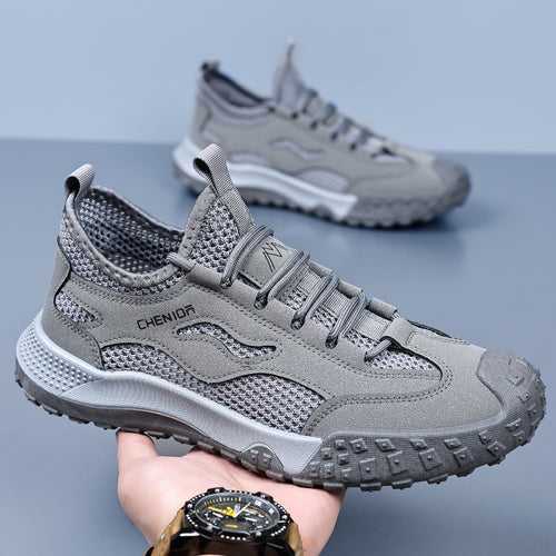 Damen Multifunktionale Outdoor-Sneakers mit atmungsaktivem Mesh-Obermaterial und rutschfester Laufsohle R&B