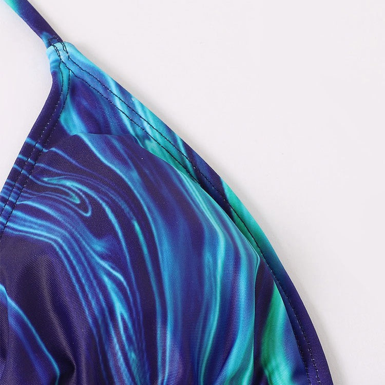 Damen Strandkleid mit modischen Cut-Outs