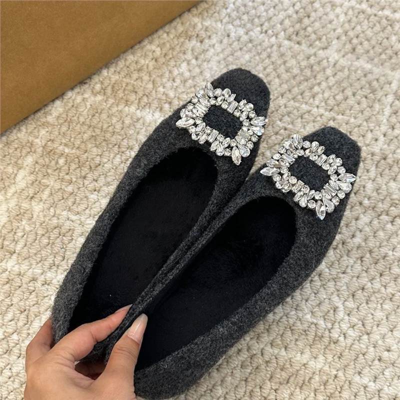 Damen elegante Spitzenschuhe mit funkelndem Strassdetail R&B