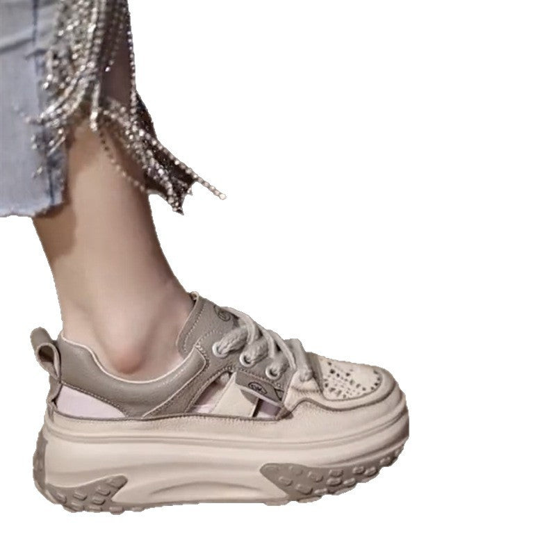 Damen Chunky Sneakers mit luftiger Mesh-Oberfläche und strapazierfähiger Sohle
