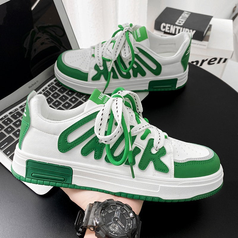 Damen Sportliche Sneakers mit einzigartigem Design und elastischen Schnürsenkeln