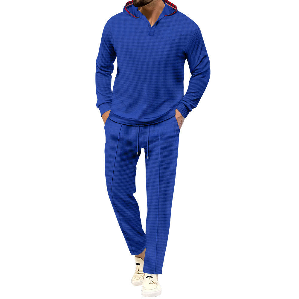 Herren lässiges Hoodie-Set mit innovativem Design und atmungsaktiven Eigenschaften R&B