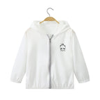 Unisex nan leichte Kapuzenjacke mit durchgehendem Reißverschluss und niedlichem Panda-Print  R&B