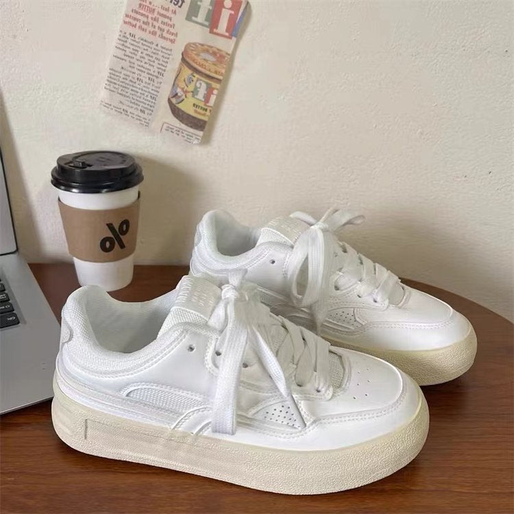 Damen Sportliche Plateau-Sneaker mit atmungsaktivem Obermaterial und gepolsterter Sohle R&B