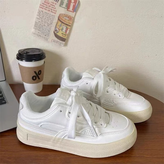 Damen Sportliche Plateau-Sneaker mit atmungsaktivem Obermaterial und gepolsterter Sohle R&B