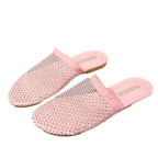 Damen Komfortable Slipper mit funkelndem Netzdesign und anatomischer Fußbettung R&B