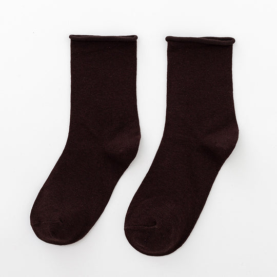 Damen Komfortable Baumwollsocken im klassischen Stil R&B