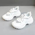 Damen bequeme und stylische Sneakers mit rutschfester Sohle und atmungsaktiver Mesh-Oberfläche R&B