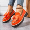Damen modische Schnürschuhe mit großer Schleife R&B
