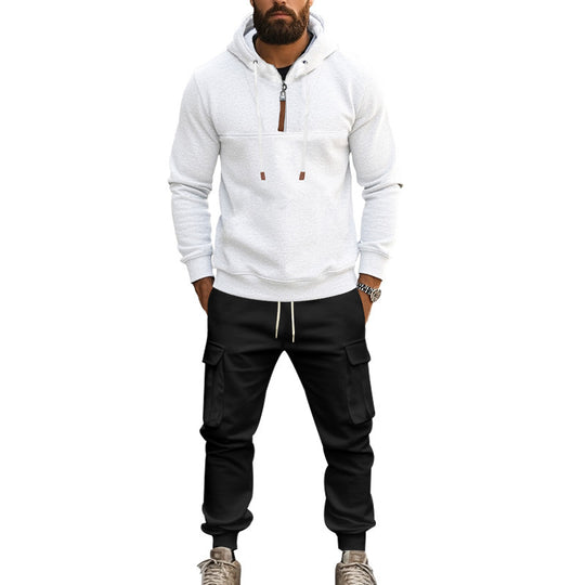 Herren Hoodie und Cargo Jogginghose Set R&B