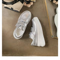 Damen Sneakers mit modischen Klettverschlüssen und atmungsaktiver Sohle