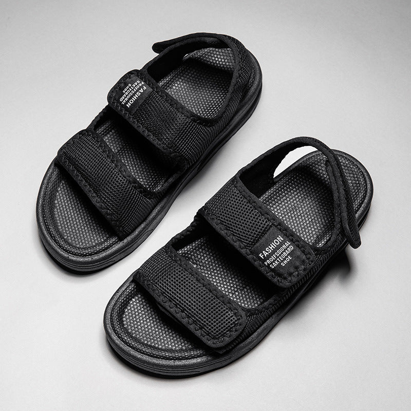 Damen sportliche und atmungsaktive Freizeitsandalen mit verstellbaren Riemen R&B