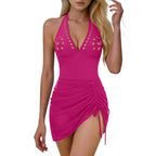 Damen Einteiler Badeanzug mit modernem Cut-Out-Design und verstellbaren Trägern R&B