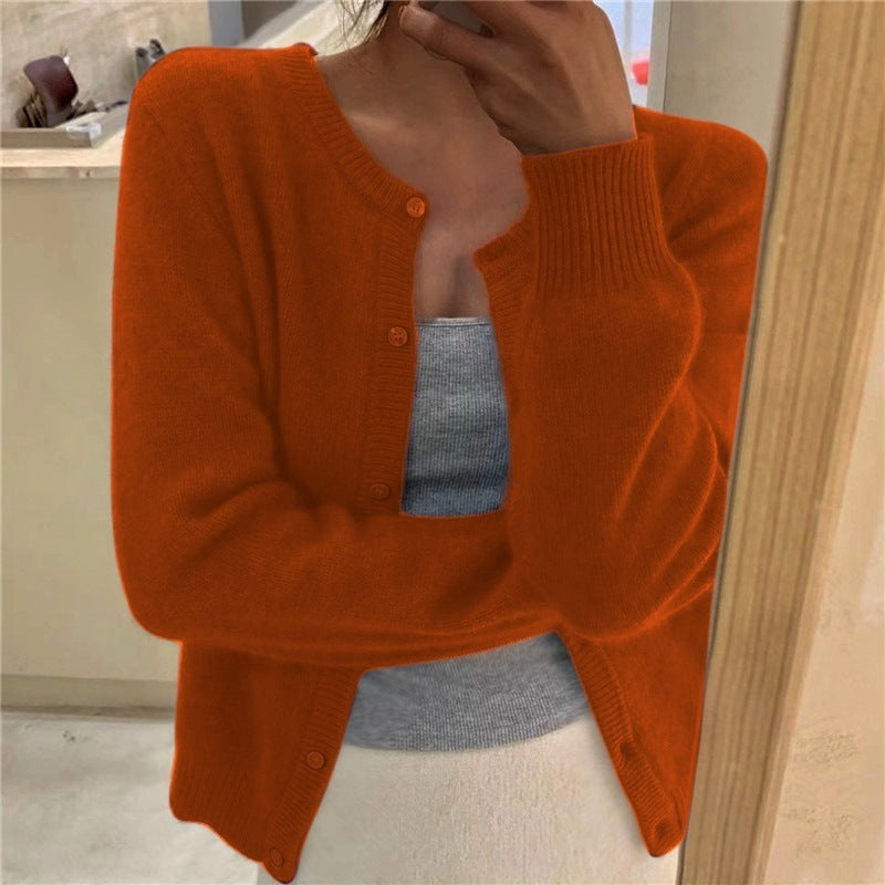Damen kuschelige Strickjacke R&B