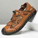 Herren Wasserdichte und atmungsaktive Outdoor-Sandalen mit flexiblem Kordelzug R&B
