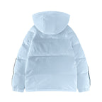 Damen urbane Pufferjacke mit Kapuze und elastischen Bündchen