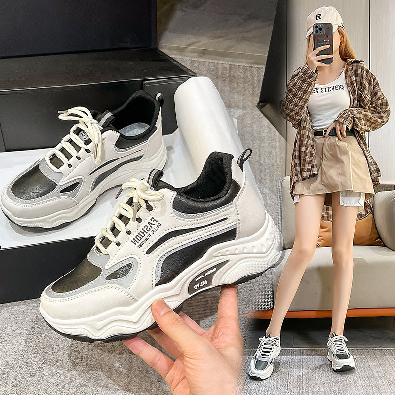Damen Sportliche Chunky Sneakers mit verstärkter Sohle R&B