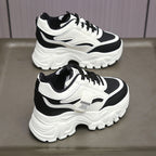 Damen Sportliche Chunky Sneakers mit gepolsterter Laufsohle und atmungsaktivem Obermaterial R&B