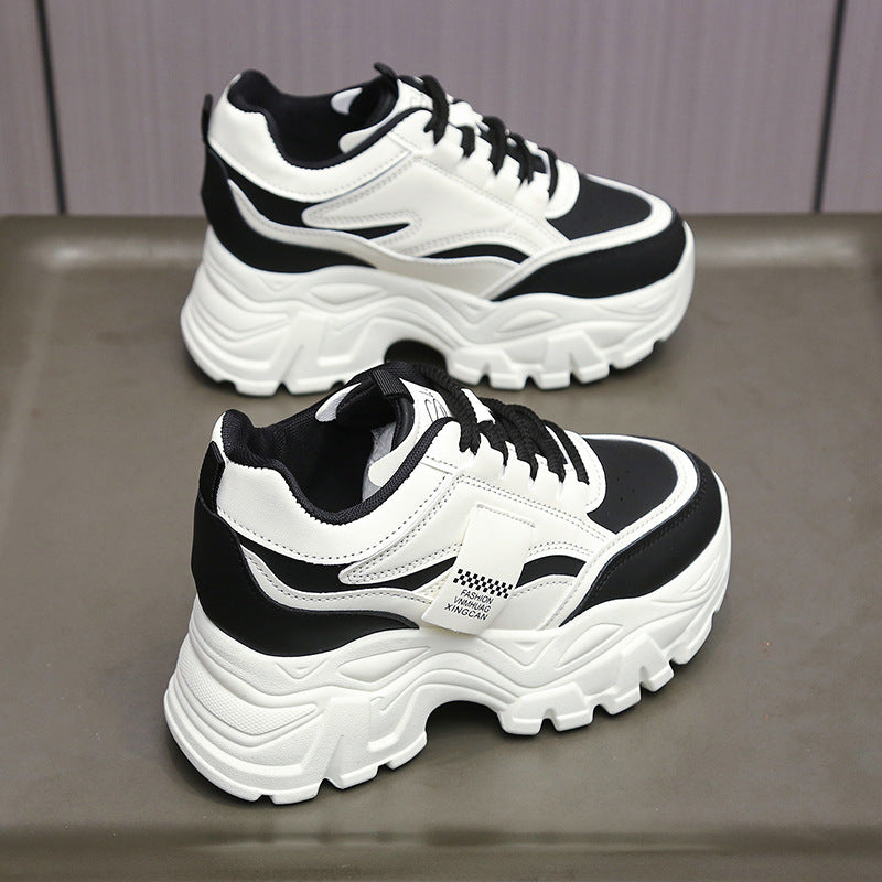 Damen Sportliche Chunky Sneakers mit gepolsterter Laufsohle und atmungsaktivem Obermaterial R&B