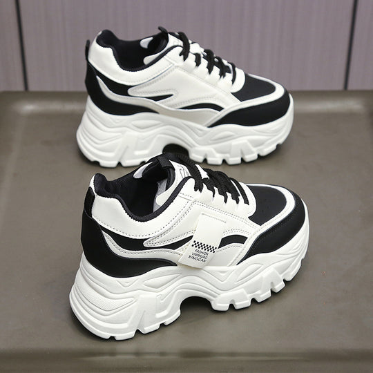 Damen Sportliche Chunky Sneakers mit gepolsterter Laufsohle und atmungsaktivem Obermaterial R&B