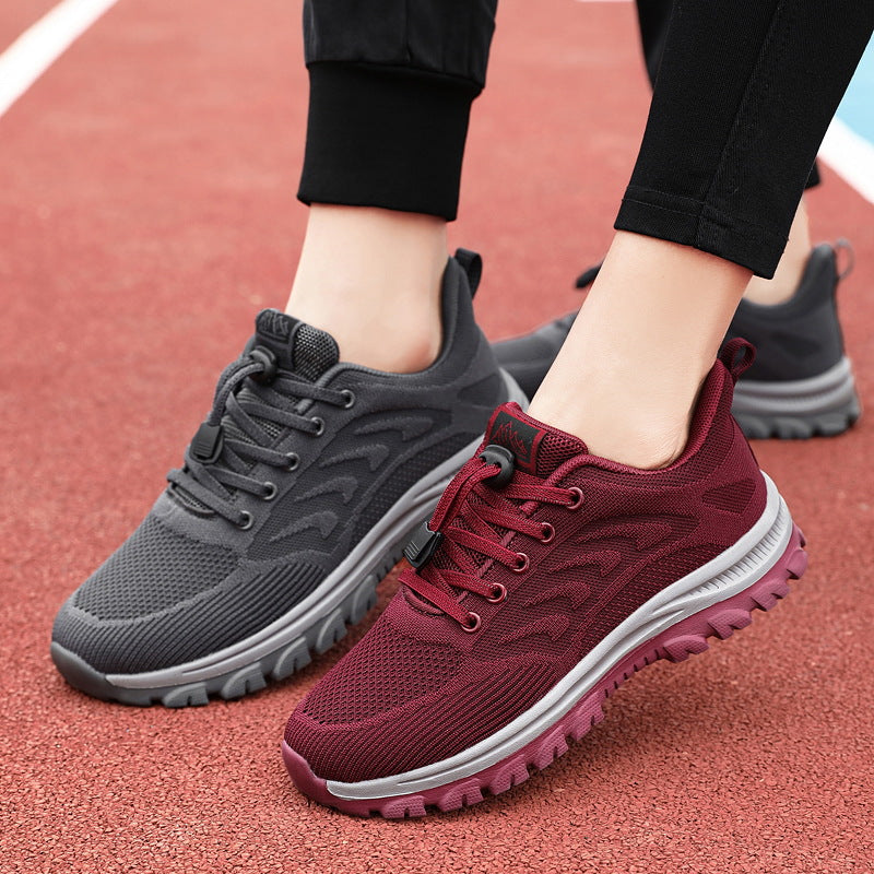 Damen Sportliche Lauf-Sneaker mit innovativem Schnellschnürsystem R&B