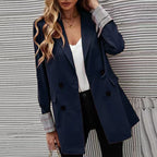 Damen Modischer Blazer mit doppelter Knopfleiste und eleganten Details R&B