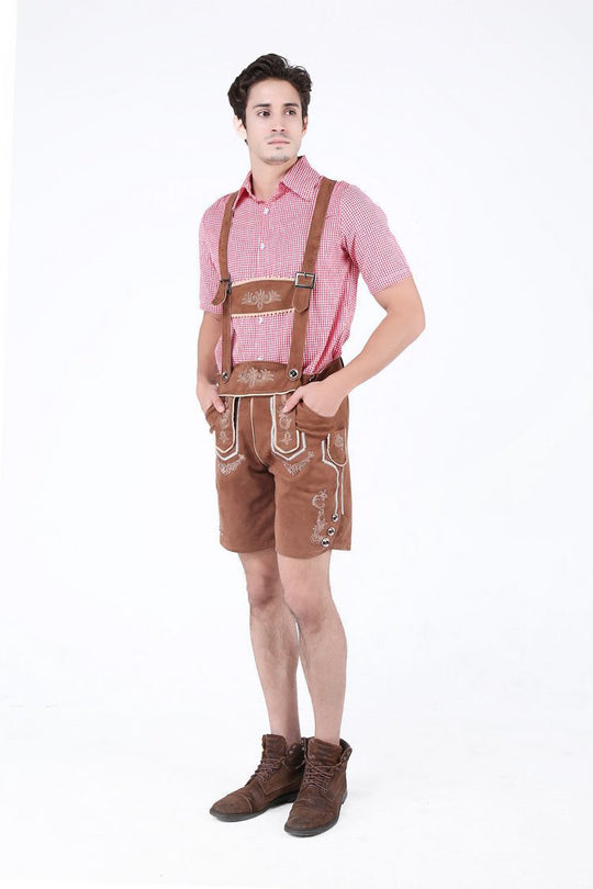 Herren Trachtenkurzanzug mit aufwendiger Stickerei R&B