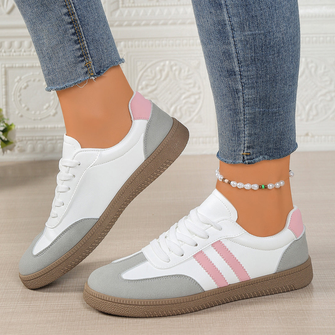 Damen Sneakers im sportlichen Design mit strukturiertem Obermaterial und rutschfester Sohle R&B